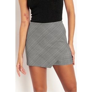 Plaid Mono Skort